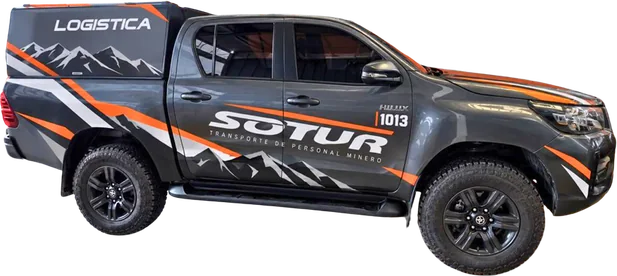 Camioneta 4x4 de apoyo logístico SOTUR