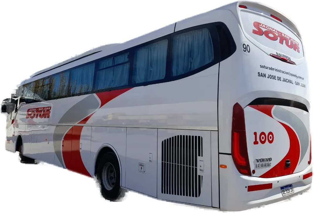 Bus de larga distancia SOTUR, unidad 100